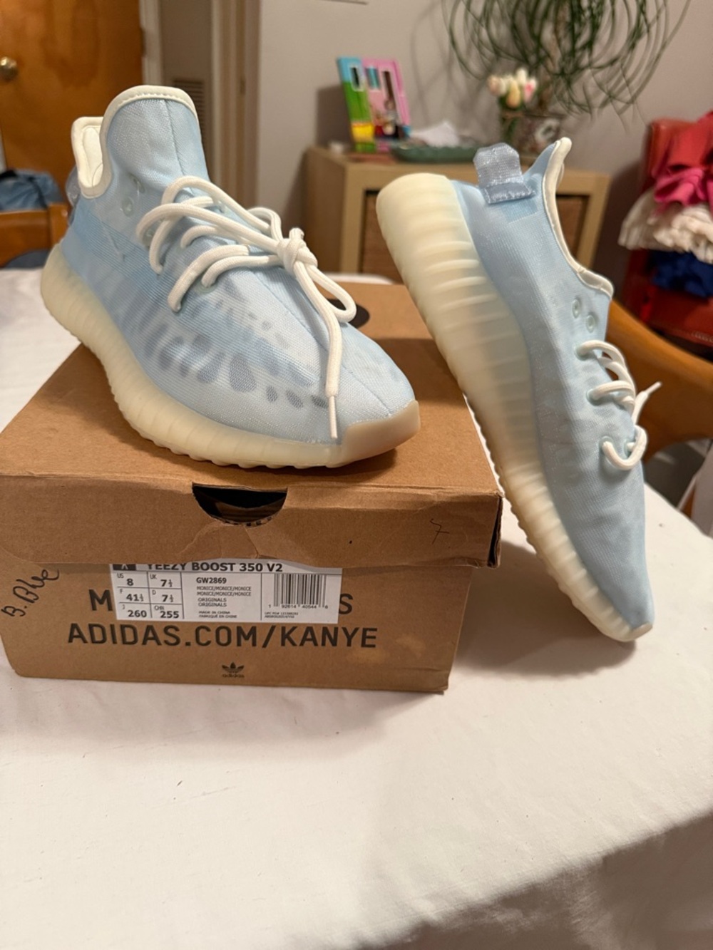 adidas Yeezy boost 350 V2 mono ice Men's Sneakers